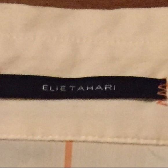 Elie Tahari button up top sz M - Picture 6 of 10